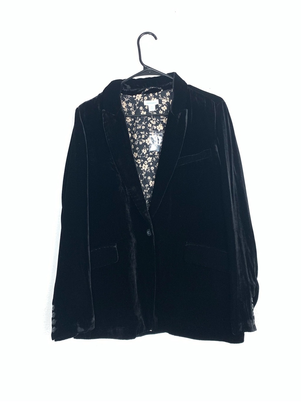 Sundance monte Rosa velvet black blazer size 16 - Picture 2 of 9